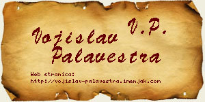 Vojislav Palavestra vizit kartica